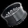 9108-2183BM-30 9108 Switchback Wheel [Size: 20" x 10"] Gloss Black Milled Finish - image 3