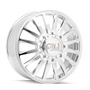 9110D-2877PMR232 9110D Summit Dually Rear Wheel [Size: 20" x 8.25"] Polished Finish