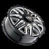 9115D-22881BMF115 9115D Invader Dually Front Wheel [Size: 22" x 8.25"] Gloss Black Milled Finish - image 2