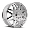 9115D-24879CF115 9115D Invader Dually Front Wheel [Size: 24" x 8.25"] Chrome Finish - image 1
