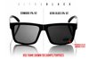 Performance Quatro Sunglasses [Black Frame, Ultra Black Lens, Z87+ Rated] - image 3