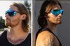 Performance Quatro Sunglasses [Black Frame, Galaxy Blue Lens, Z87+ Rated] - image 4