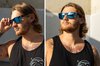 Performance Vise Sunglasses [Black Frame, Galaxy Blue Lens, Z87+ Rated] - image 4