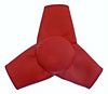 Steering Wheel Pad Red 3 Spoke - image 1