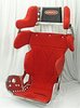 15" Seat Cover Only Red Cloth - image 1