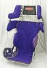 17" Seat Cover Only Purple Cloth - image 1