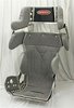 18" Seat Cover Only Grey Cloth - image 1