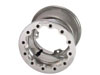 3-Spoke 8 X 9 Beadlock Wheel Polished Ring - image 1