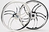 16" Billet Front Wheels 5-Spoke - image 2