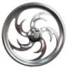 16" Billet Front Wheels Twisted Fire - image 1