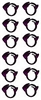 Fuel Line Clamps Purple - image 1