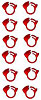 Fuel Line Clamps Red - image 1
