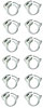 Fuel Line Clamps White - image 1