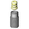 SB111 Boot Kits Strut Bellow for 1983-2023 Volvo, BMW and More Models - image 1
