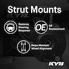 SM5984 Strut Mount for 2018-2022 Toyota C-HR, 2020-2022 Toyota Corolla, Fits Select Toyota RAV4, Lexus NX250, NX350(H) [Rear]
