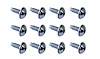 0479-191 Dash Panel Bolts for 1972-1986 Jeep CJ5, CJ7, CJ8 Scrambler, 1987-1995 Jeep Wrangler YJ - image 1