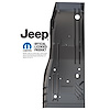 0482-220 Half-Length Floor Pan for 1984-2001 Jeep Cherokee XJ, 1984-1990 Jeep Wagoneer XJ [Right/Passenger Side] - image 1