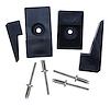0482-421 Tailgate Bumper Kit for 1986-1992 Jeep Comanche MJ - image 1