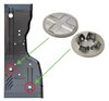 Steel Floor Plug Set for Select 1984-2001 Jeep Cherokee, Wagoneer XJ [1.500 in., with Gaskets] - image 2