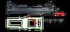 0485-260 Fuel Tank Support Frame Crossmember for 1997-2006 Jeep Wrangler TJ - image 2