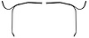 0846-017B Front Bumper Bracket Set, 47-'55 - image 1
