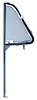 0846-251 Vent Window Assembly, 51-'54, Black, Driver's Side - image 1