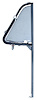 0846-252 Vent Window Assembly, 51-'54, Black, Passenger's Side - image 1