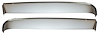 1951-55 1st Series Chevrolet/GMC Truck Vent Shades W/Hardware Polished SS - image 1