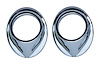 0846-705 Wiper Tower Bezels for 1947-1953 Chevy/GMC Trucks, Suburban - image 1