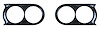 Headlight Bezel Set for 1960-1966 GMC Pickup Truck, Suburban [Unfinished - Paint to Match] - image 1
