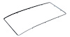 0849-505 Center Console Trim Ring for 1969-1972 GM Trucks, 1969-1975 GM Blazer, Jimmy, Suburban w/Bucket Seats [Chrome] - image 1