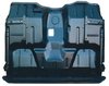 0850-243 Complete Cab Floor Pan Assembly for 1973-1987 GM Pickup Trucks 4WD w/o Removable Trans. Cover [High Hump] - image 2