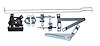 0850-433 Tailgate Hardware Kit for 1977-1980 Chevy/GMC Fleetside Trucks - image 1
