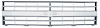 0851-040G C10 Grille, 85-'87, Argent, Dual H/L With Molding - image 1
