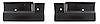 0857-137 Rear Gravel Deflector (Bumper Filler) Set for 1972 Chevy Blazer, GMC Jimmy - image 1