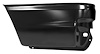 1972-131L Rear Lower Quarter Panel Section, 92-'16 Regular (Standard) Van, Driver's Side