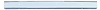 VW BUS 80-90 REAR BUMPER CENTER..CHROME W/HOLES FOR STIP - image 1