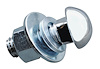 BBC4787 Bumper Bolt 1947-1987 Chevy/GMC Trucks [Chrome Finish] - image 1