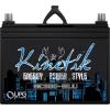 12V HC-BLU Series AGM Battery Max Wattage: 800w