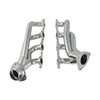 1850S-2JS Shorty Headers for 2002-2013 GM Trucks, SUVs  w/4.8, 5.3, 6.0, 6.2L Engines [Silver Ceramic Coated] - image 2