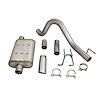 Performance Cat-Back Exhaust System 1987-1996 Jeep Wrangler YJ 2.5L/4.0L [Polished Tip] - image 1