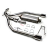 Cat Back Exhaust for Dodge Ram Quad Cab 5.7L Dual Tips in Bumper - image 1