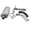 Performance Axle-Back Exhaust System for Jeep Wrangler JL [Polished/Black Tips] - image 3