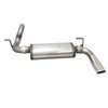 Performance Axle-Back Exhaust System for Jeep Wrangler JL [Polished/Black Tips] - image 4