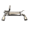 Performance Axle-Back Exhaust System 2018-2020 Jeep Wrangler JL [Dual Polished Tips] - image 1