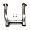 65-73 Mustang H Pipe 304S - image 1