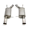 JBA Performance Exhaust 40-2618 3" Stainless Steel Axle Back Exhaust System 2011-14 Mustang 3.7L V6 3" with 4" Tips - image 1