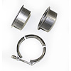 Stainless Steel V-Band Exhaust Clamp with Flanges