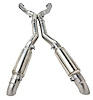 Header-Back Race Exhaust Kit 1979-1993 Ford Mustang With Coyote Engine Swap - image 1