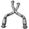 X-Pipe Style Midpipe 1999-04 Ford Mustang GT/Cobra/Mach 1 4.6L - image 1